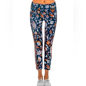 NWT Gretchen Scott Jock Girl Pant Topkapi Navy Stretch Leggings Size Goddess 16